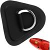 Generisch Fibbia per corda per tavola da paddle, anello a D gonfiabile per kayak, chiusura adesiva marina, accessorio per patch portatile per tavole da surf, canoa, flauti, escursioni di pesca e