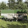 QUAHEAS Paravento da campeggio, verde, 490 x 123 cm, impermeabile, pieghevole e stabile, con picchetti in metallo, paravento per esterni, spiaggia, giardino, picnic e campeggio, leggero, compatto e