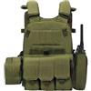 Generic Giubbotto da pesca per ragazzi, con tasche multiple di protezione, regolabile, gilet per softair per bambini, per paintball, caccia, cosplay, giochi di ruolo, combattimento, battaglia,