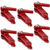 Ldbuejiaja 6 pezzi Heavy Tension Snapper Weight Release Clip Downrigger Outrigger Long Line Fishing Heavy Tension Snapper Weight