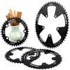 ReachMall FSA Pro Road Corona 46T, 110 mm per BCD 7075-T6 Alluminio, CNC Lavorato per guarnitura 9-12, nero