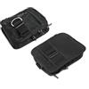 Eawfgtuw Scuba Side Mount Bag per BCD, accessorio tecnico subacqueo con tasca portaoggetti in rete, organizer per attrezzi subacquei con cerniera YKK e fibbie, nero