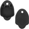 POPETPOP Protezione tacchette in resina per pedali bike, 2 nero, copri tacchette leggeri con design compatto per esterno