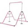 yikmid Asta da ginnastica per bambini, pieghevole, con altezza regolabile da 115 a 155 cm, asta da ginnastica estensibile, per interni ed esterni, attrezzatura da ginnastica per bambini dai 3 anni in