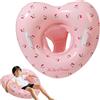 Générique Inflatable Pool Ring - Heart Shape Swim Anelli | Water Lifesaving Supplies for Beach Shower Wedding Bridal Engagement Graduation Girls