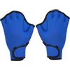 Qianly Guanti da Nuoto Impermeabili con Inserti in Rete, Ideali per Immersioni, Comodi E per Acquagym, per Uomo E Donna, Blu, S