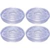 GAROZATION 4 Gommini Antiscivolo per Asta per Trazioni da Porta, Protezione Telaio Porta, Gomma Resistente, Adatti per Diametro .5-4.6 Cm, per Allenamento Indoor