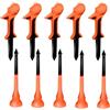 Générique Set di tees da golf - Confezione di tees da golf da 3,15 pollici | Design a testa inclinata - Struttura leggera in silicone PP 10 pezzi supporto per limita durevole a doppio strato riduce l'attrito