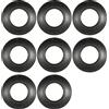 Buxuaaaa 8 anelli antigoccia in gomma per kayak, diametro interno 30 mm, per kayak, canoe, pagaie, parti