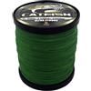 Stork Catfish, 8-filo linea di pesca intrecciata 1000m (Verde muschio, 145 kg / 0,70mm)