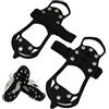 Generic Tacchetti da ghiaccio, 1 paio di ramponi leggeri a 10 denti, per escursionismo, escursionismo, trazione su ghiaccio, per alpinismo, arrampicata, pesca, attività all'aperto, corsa, pendolarismo