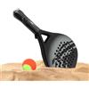 Generic Paddle Racchetta da tennis, racchetta da spiaggia in carbonio leggero, attrezzatura sportiva all'aperto, racchetta ergonomica ammortizzante, per adulti, principianti, professionista, per uomini e