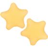 Luxshiny Pinza per Esercizi Manuali 2 a Forma di Stella in Giallo per Rafforzamento della Mano e Quotidiano