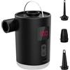 Generic Pompa ad aria per materasso, pompa ad aria per galleggianti da piscina, compressori ricaricabili, gonfiaggio rapido con lampada a LED, per campeggio, ospiti, bambini, pigiama party, viaggi zaino in