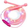 EHOTER Corda per saltare luminosa a LED, per bambini e adulti, con 3 modalità di illuminazione arcobaleno regolabili, per esercizi a casa, fitness e sport, attrezzatura leggera per esercizi di fitness