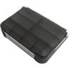 EXQIOUR Lati Esche Organizzatori Gancio Portatile Pesca Tool Box Tackle Organizzatori Plastica Caso di Immagazzinaggio Esche Scatola di Accessori Esche Caso