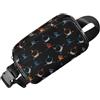 Generico Uomo - Portafoglio Porta Cellulare Regolabile Riflettente,Donna con Cerniera - per Cellulare Uso Casual Chiavi Viaggio Corsa Workout Outdoor
