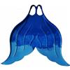 SZLIFE Monofin Nuoto Monopinna Sirena Silicone Grandi Movimento Sinuoso Aiuto Allenamento Adatta Piscina Foto Sottacqua Giochi Mare , Blu Iridescente , 40-42