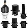 Generic Adattatore - Kit di conversione multifunzione con ugello standard | Attacco compressore pompa ad aria, connettore gonfiabile per kayak, accessori per gonfiaggio letto