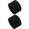 LABRIMP Tappi per Gambe Attrezzatura Fitness 2 Coprigambe in Gomma 50Mm Antiscivolo Protezione Pavimenti per Palestra Domestica
