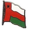 Digni Flaggenfritze Bandiere di Pin/spilla Oman placcato oro