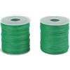 Kivivaka Filo da pesca in nylon per costruzione di canne da pesca 60-70 m, guida per legare anelli, riparazione fai da te, bobina resistente all'usura, verde, 2 pezzi