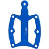 Aqvjd Compatta Indicatori di usura della ruota della catena della bici con la costruzione della lega di alluminio resistente alla ruggine Ciclismo Corona Usura Checker Bike Gauges Detector