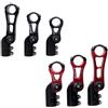 ReachMall Attacco manubrio regolabile 25,4/31,8 mm, in lega di alluminio, 80/100/130 mm, per strada, da -45° a +90°