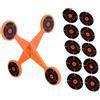 Generic Spinner bersagli | Portatile antiurto ispessito - Outdoor acciaio ispessito Spinner Target | per Outdoor Range Hillside Field Open Land Sports Club