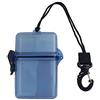 RNXRZANK Contenitore Impermeabile per Immersioni Subacquee, Custodia Portatile con Cordino, Leggero, Adatto per Nuoto, Spiaggia, Canottaggio, Campeggio, Blu Trasparente