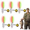 Generic Allarme chiave | Allarme elettronico LED dimmerabile | Kit di 5 suonerie di allarme per canna | per pesca alla , pesce gatto, lago, fiume, surf, mare e ghiaccio