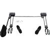 Wiltec Sollevatore a soffitto per Bici, Canoe e Kayak Fino a 45 kg Supporto con Gancio e carrucola