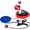TUXING TUDIVING Ventilatore per immersioni subacquee aggiornato, sistema di immersione senza serbatoio, serbatoio portatile ricaricabile per immersioni subacquee, compressore d'aria impermeabile, giocattoli