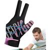 Generic Guanti da biliardo professionali, unisex, con tre dita, antiscivolo, sportivi per utenti sia maschili che femminili