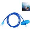 Generic Respiratore a secco completo, tubo respiratore subacqueo con tappo asciutto anti-acqua, tubo lungo per un flusso d'aria regolare, attrezzatura leggera per uomini, donne giovani, pesca subacquea nuoto
