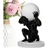 Générique Espositore porta palline da golf - Supporto portaoggetti con design artistico, supporto da collezione di palline da golf scultoree, organizzatore decorativo | Elegante organizer per palline da