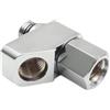 Harilla Splitter per Immersioni ad Alta Pressione, Splitter per Attrezzatura Subacquea Flessibile da 1 a 2 7/16-20 per Sport Acquatici, Adattatore per Porta