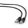 A-LAN Cavo di rete patch A-lan U / UTP cat.5e PVC 0.25m Nero [KKU5CZA0.25]