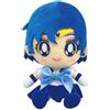 BANDAI Sailor Moon Sailor Mercury Chibi Peluche Doll UFFICIALE GIAPPONE
