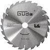 Güde Lama per sega per legno HM 254 x 30 x 24Z (in metallo duro, diametro 25,4 cm, foro per lama da 3 cm, 24 denti, spessore lama da 1,8 mm, per tagli max. fino a 7000 1/min)