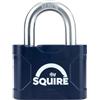 Squire Lucchetto laminato Stronglock Plus HSQSLP60 da 60 mm, resistente, con arco in acciaio temprato, resistente alle intemperie, ideale per cancelli, capannoni, armadietti e uso industriale, argento