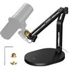 Aokeo Supporto per microfono, braccio per microfono da scrivania con adattatore da 3/8 a 5/8, compatibile con Blue Yeti, HyperX QuadCast, SoloCast, Shure SM7B, MV7X