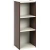 Iris Ohyama, Libreria/scaffale per armadietto a 3 livelli/mobili laterali/scaffale salvaspazio, Ripiano regolabile in altezza 3,2 cm, Ufficio, Casa - Space Saving Shelf - UB-9035 - Marrone