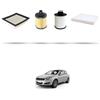 HOFFCAR Kit tagliando 4 filtri compatibile con Opel Astra H,GTC,SW 1.3 CDTI 66kw Dal 2005