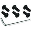 Simoni Racing KV/MO2 Kit 6 Viti a Brugola Nere M5x16 mm per Volante Sportivo con Anello Portapulsante, Chiave Inclusa