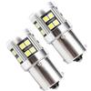 Synkris 2 lampadine LED Ba15s P21w da 5 W 12 V-24 V super luminose 7500 K impermeabili per luci di retromarcia fendinebbia posteriori DRL auto barca campeggio car alta