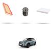 HOFFCAR Kit tagliando 3 filtri compatibile con Suzuki Vitara II 1.6 88kw 2015
