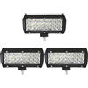 Greenmigo ALPHA DIMA 3X 72W 36W 120W 180W Faro da Lavoro 6000K LED Luci Impermeabile IP67 Off Road Luci di Lavoro Barra per Fuoristrada Camion Auto(72W)