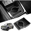 SKTU Organizer per bracciolo Centrale Compatibile con Dacia Spring Electric EV 2021-2024, Contenitore Multifunzione per Console Centrale, bracciolo con portabicchieri