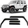 Clim Art Deflettori Compatibile con Jeep Wrangler 18-26 IV JL - Incasso 4Pz